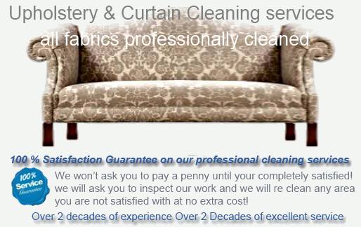 cleaning all upholstery sofa and chair fabrics